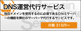 DNS�^�c��s�T�[�r�X